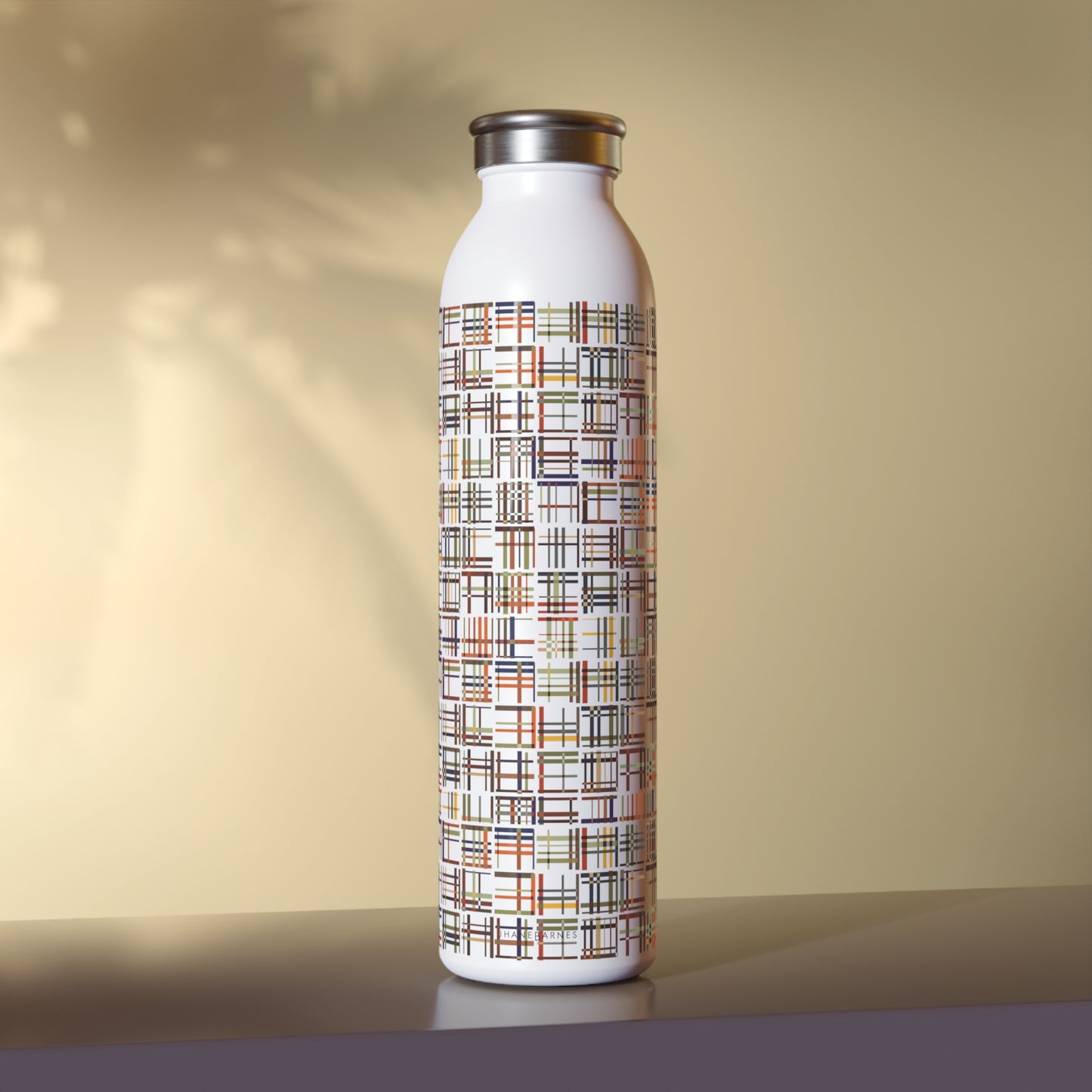 "BOX STUDY" Slim Water Bottle custom Jhane Barnes design