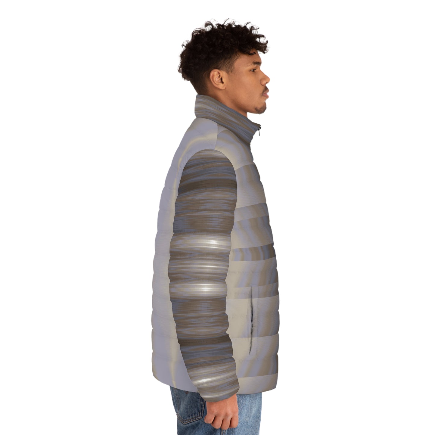 Men's Puffer Jacket "SPACE GEN" Jhane Barnes custom design
