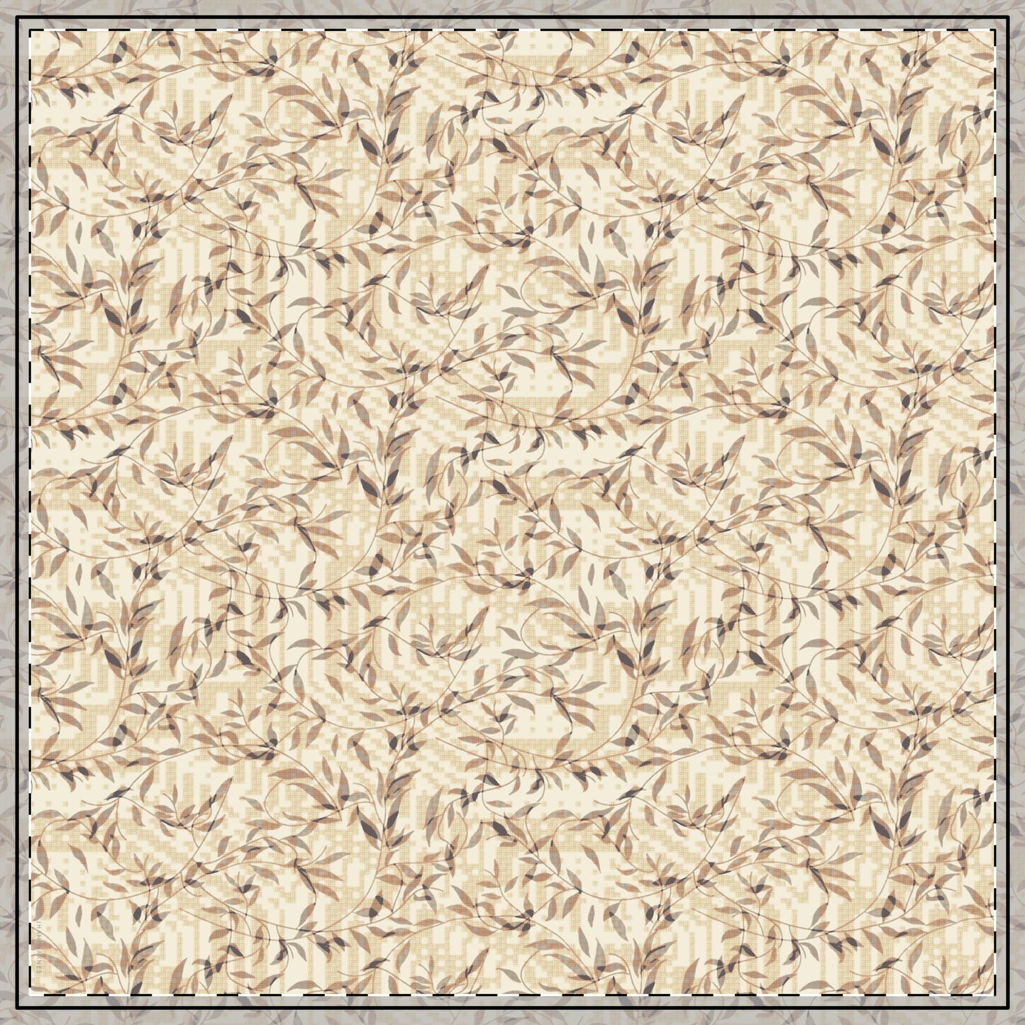 "BOTANICAL Tee-Pee" Tablecloth Jhane Barnes custom design