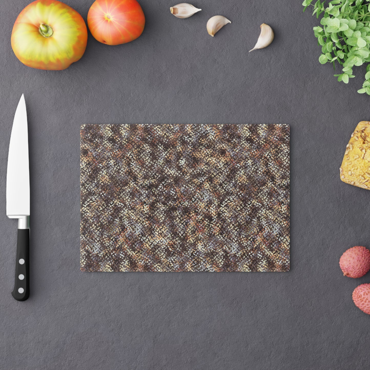 "MEZZO" Cutting Board - Serving Board col. Cobalt Brown
