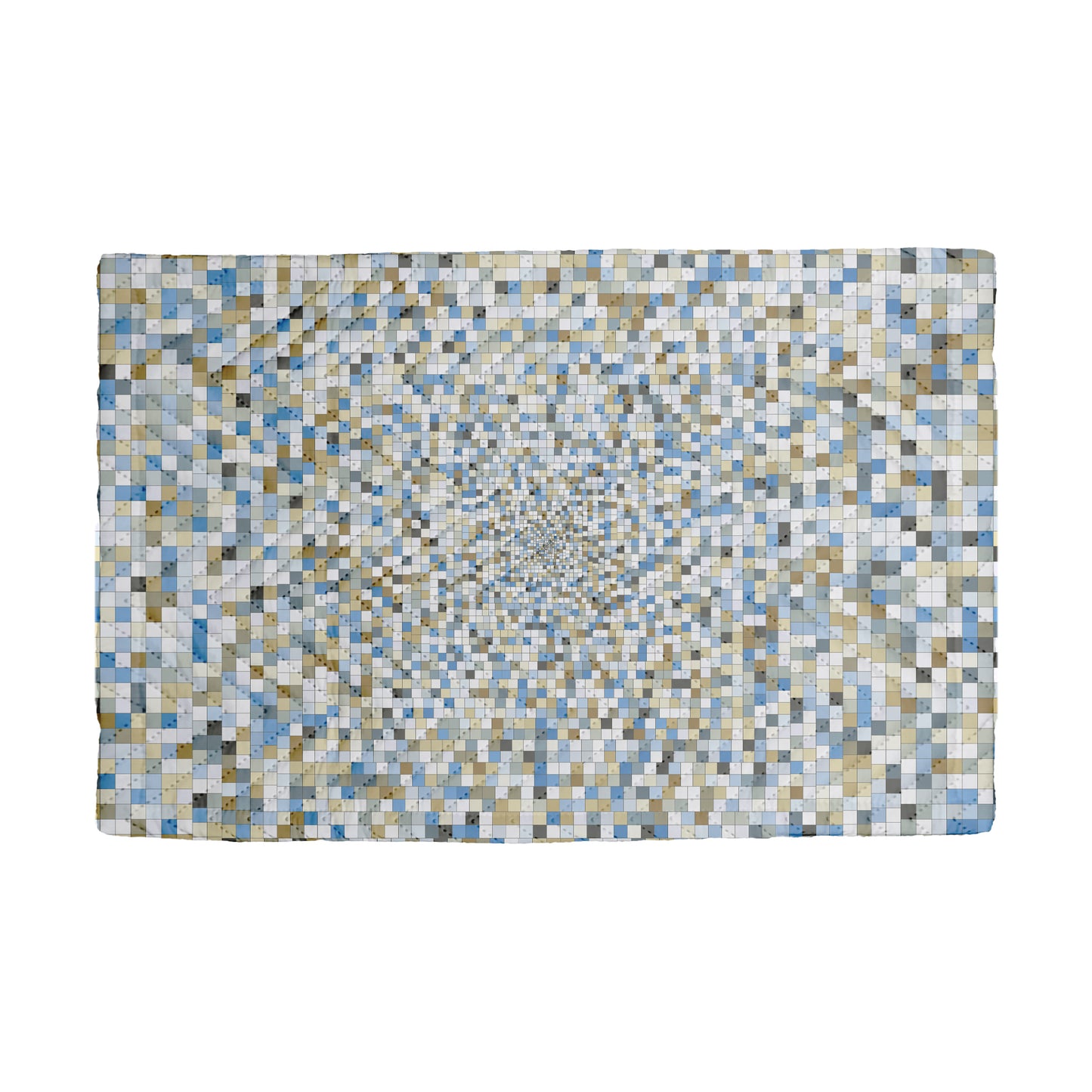 Modern Quilted Placemat "SQUARES" col. Celestial - Stylish Table Decor for Every Occasion