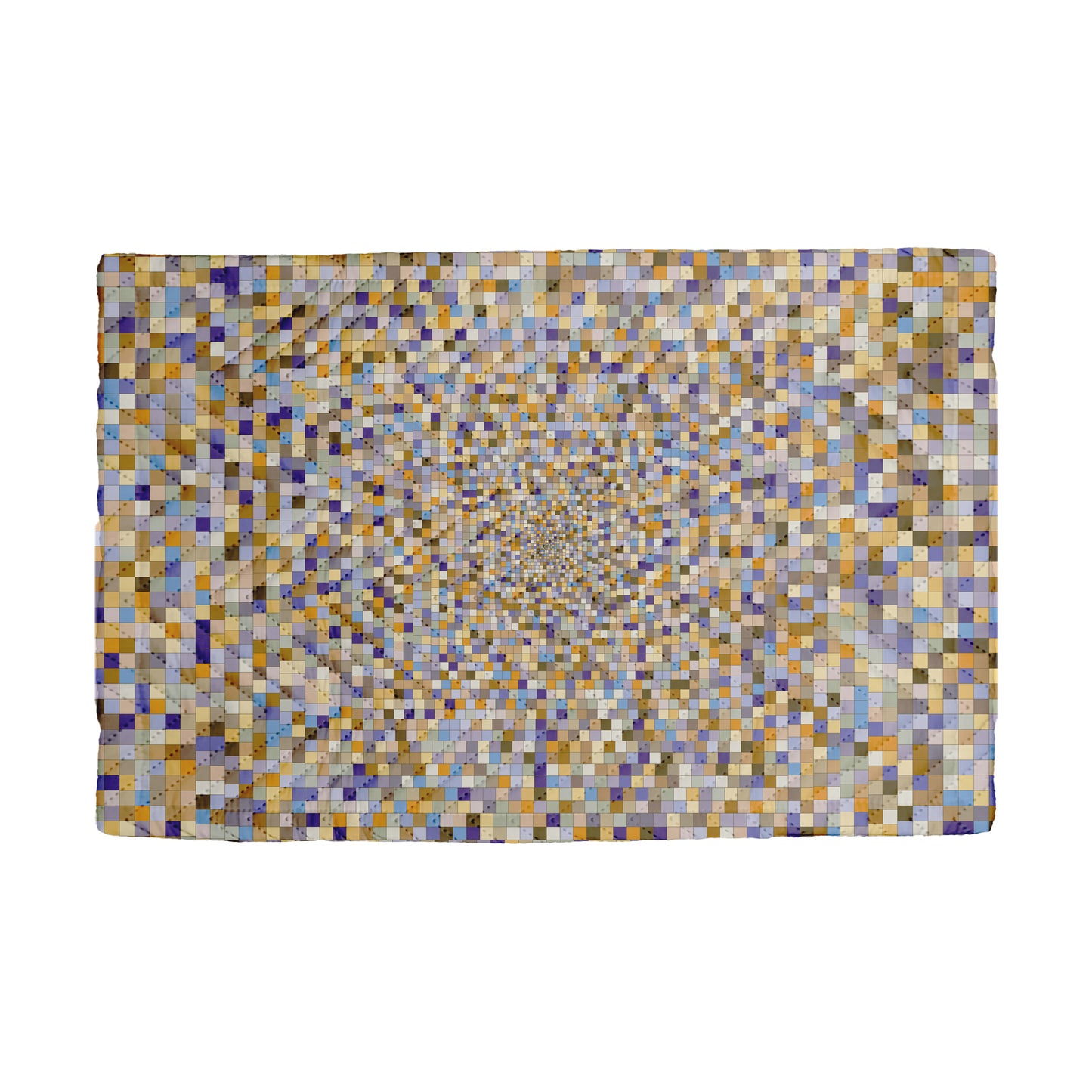 Modern Quilted Placemat "SQUARES" col. Sedona - Stylish Table Decor for Every Occasion