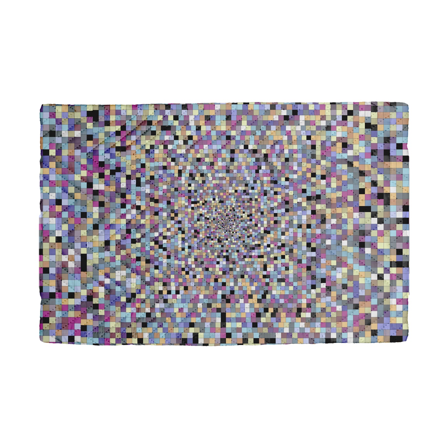 Modern Quilted Placemat "SQUARES" col. Highly Meditated - Stylish Table Decor for Every Occasion