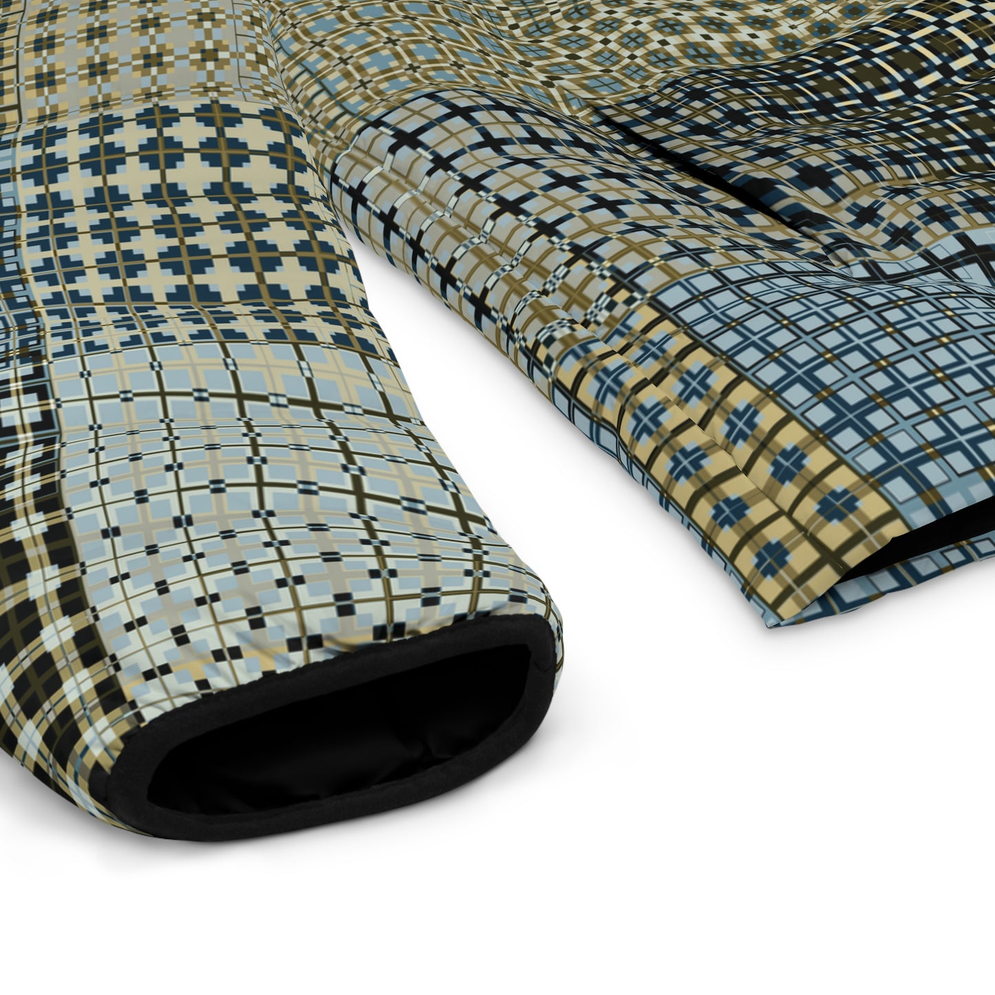 Men's Puffer Jacket "FREQUENCY" col. Celestial, Jhane Barnes custom design