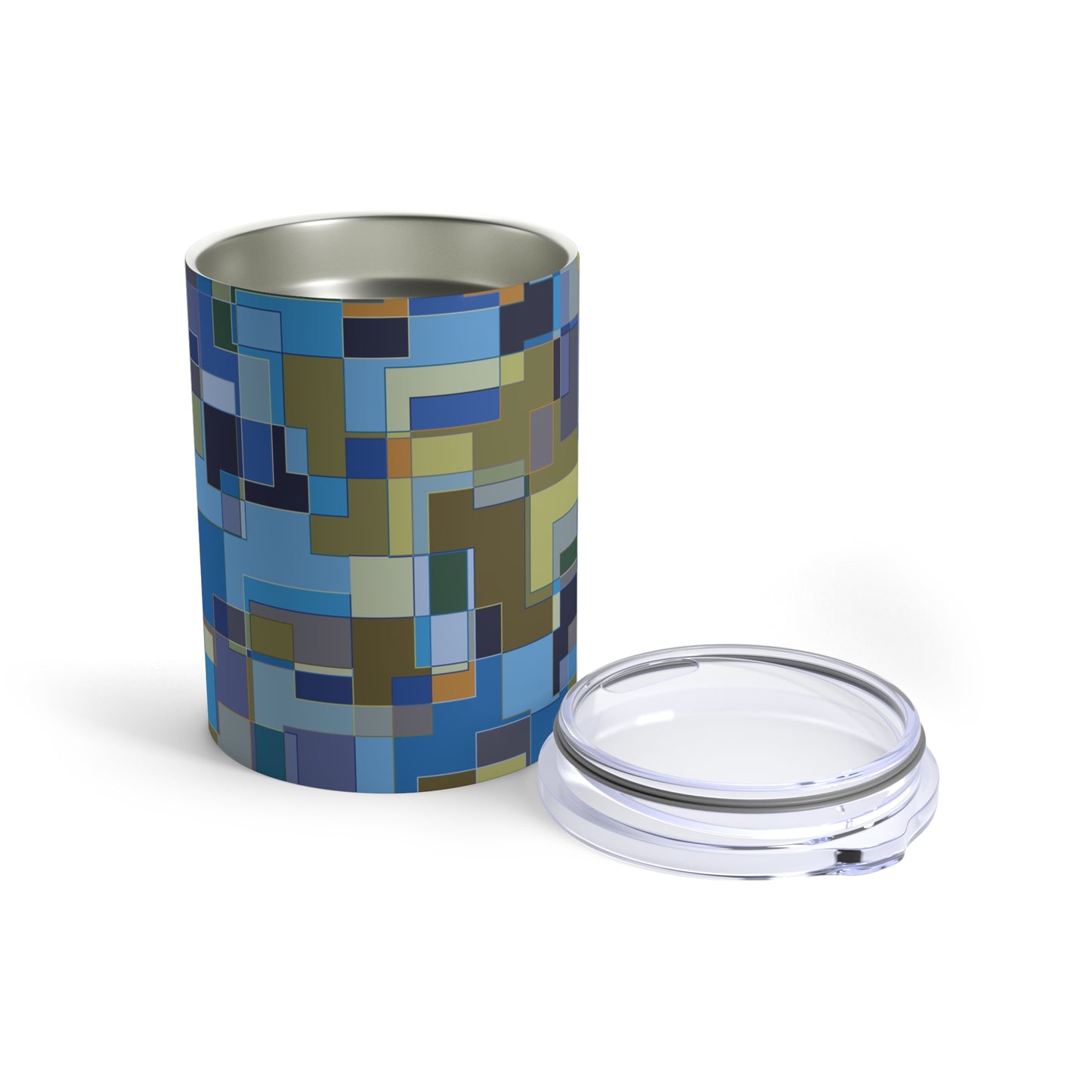 "POLYOMINOES" Tumbler 10oz., col Blue Jeans