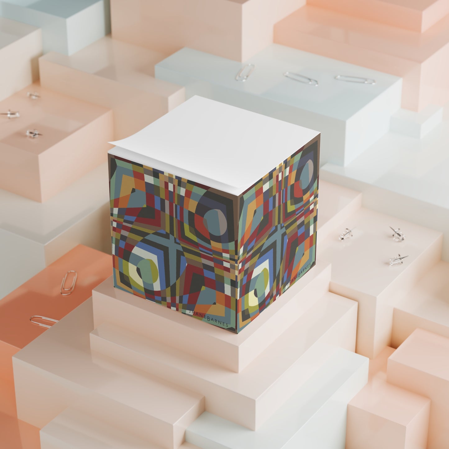 Note Cube "QUAD" col. Varicolor