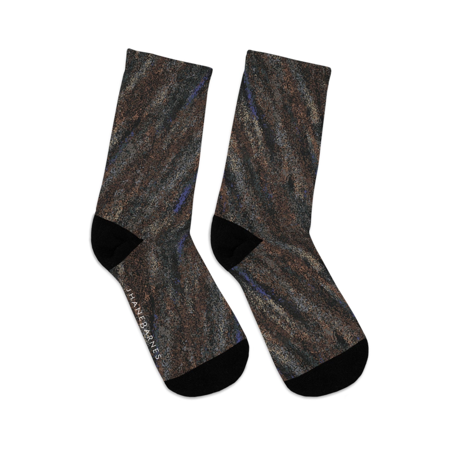 Recycled Poly Socks "TEXTURING" Jhane Barnes custom design