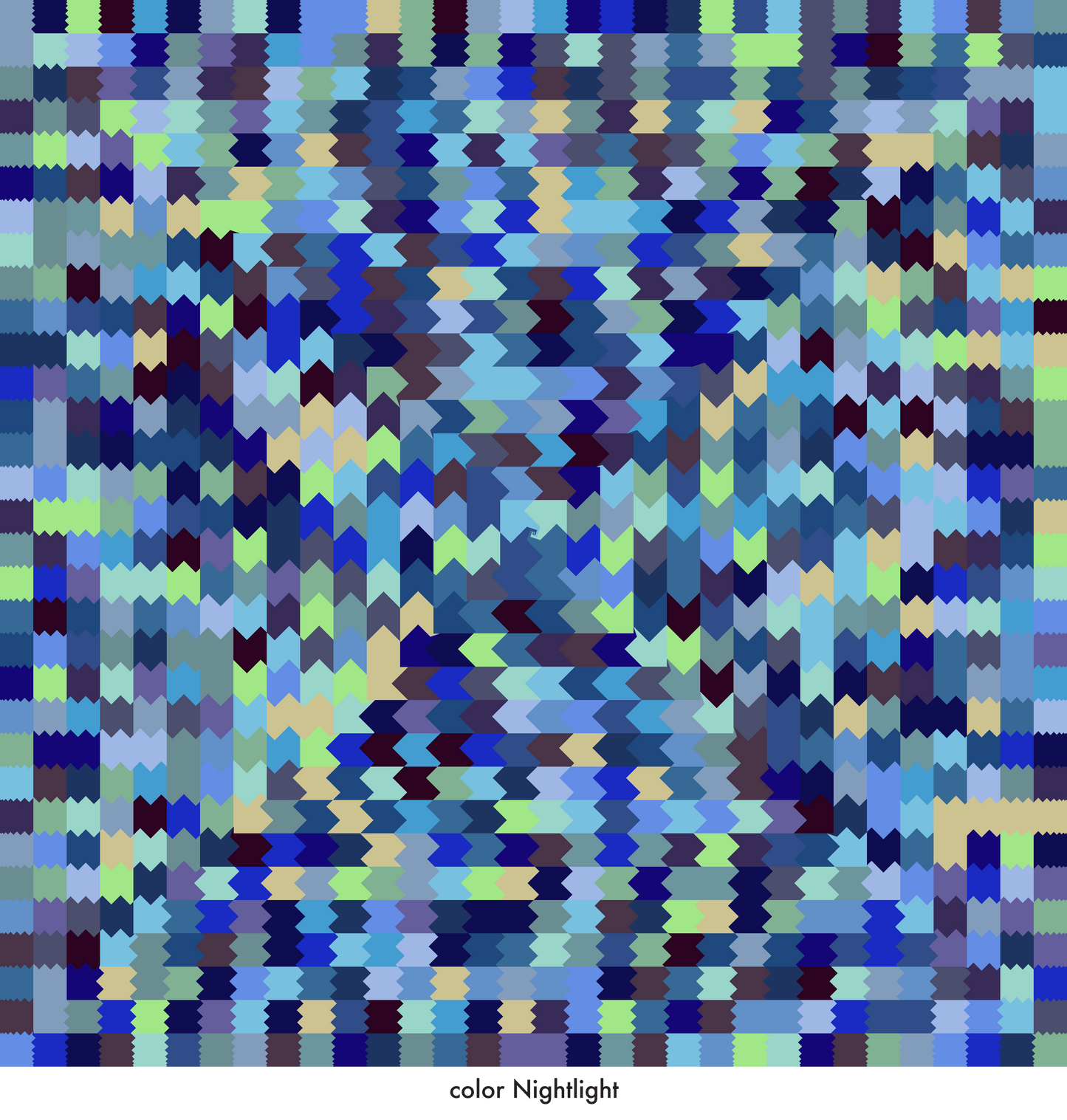 RICKRACK - JHANE BARNES custom design Digital artwork on Canvas *more colors avail