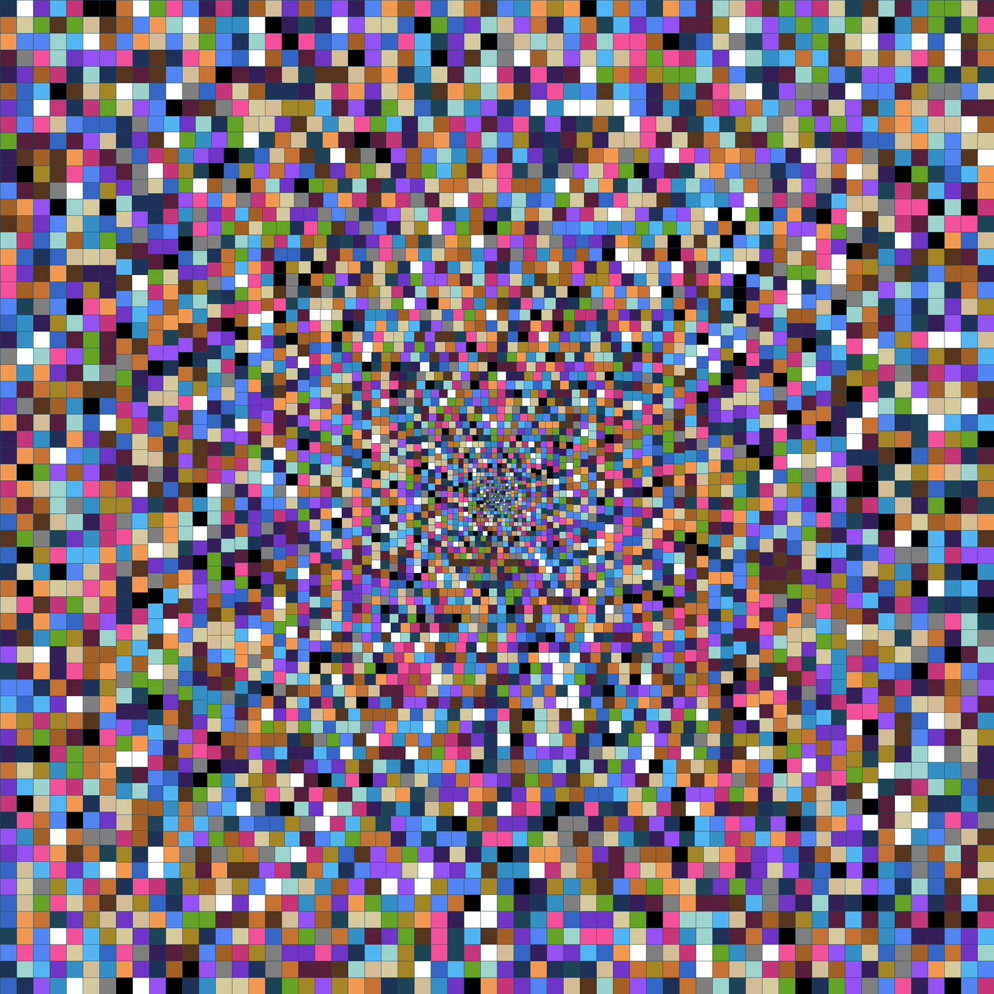 SQUARES - JHANE BARNES custom design Digital artwork on Canvas *more colors avail