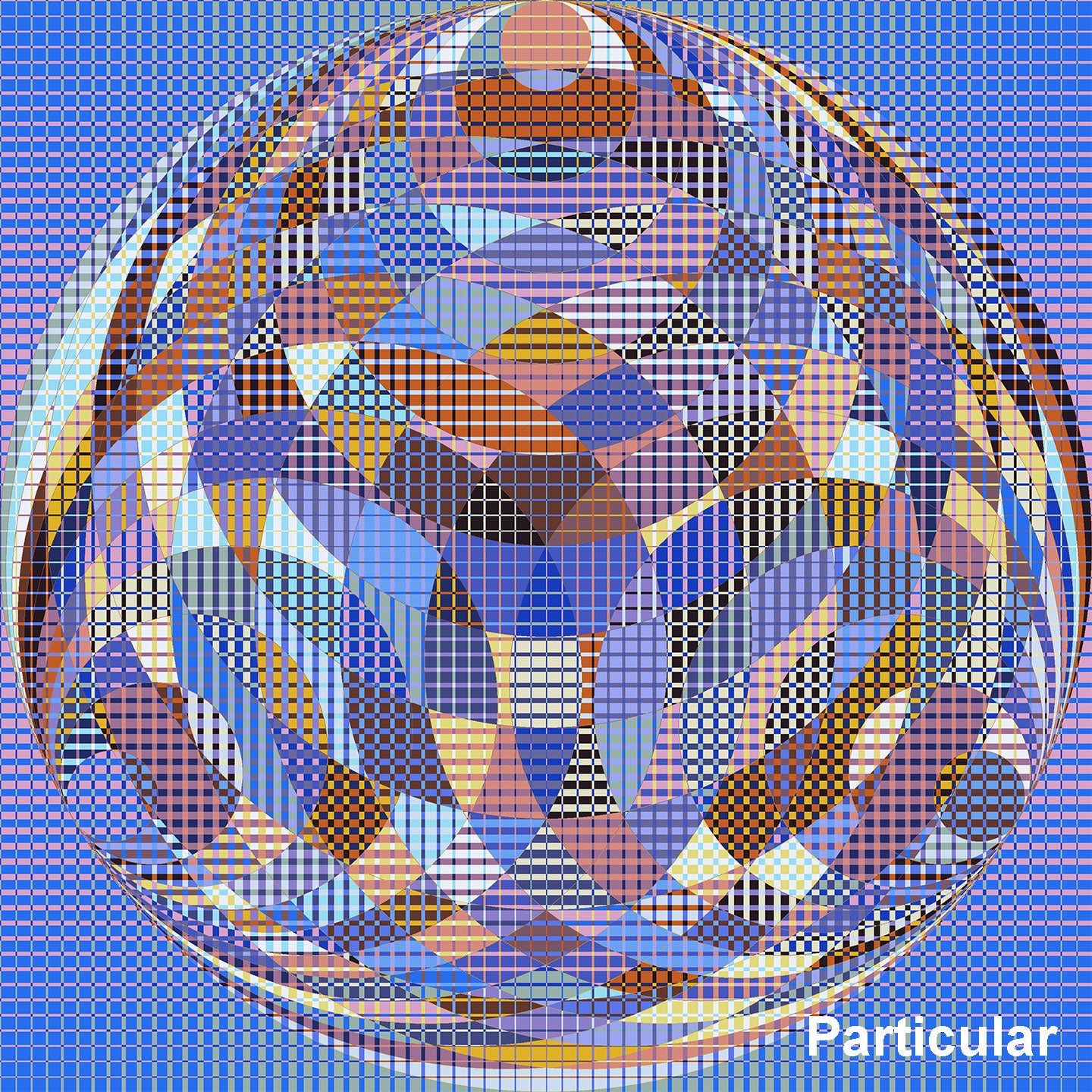 SPHERE - JHANE BARNES custom design Digital artwork on Canvas *more colors avail