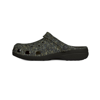 EVA Foam Rubber Shoes, Jhane Barnes design "TEXTURE" col. Camo