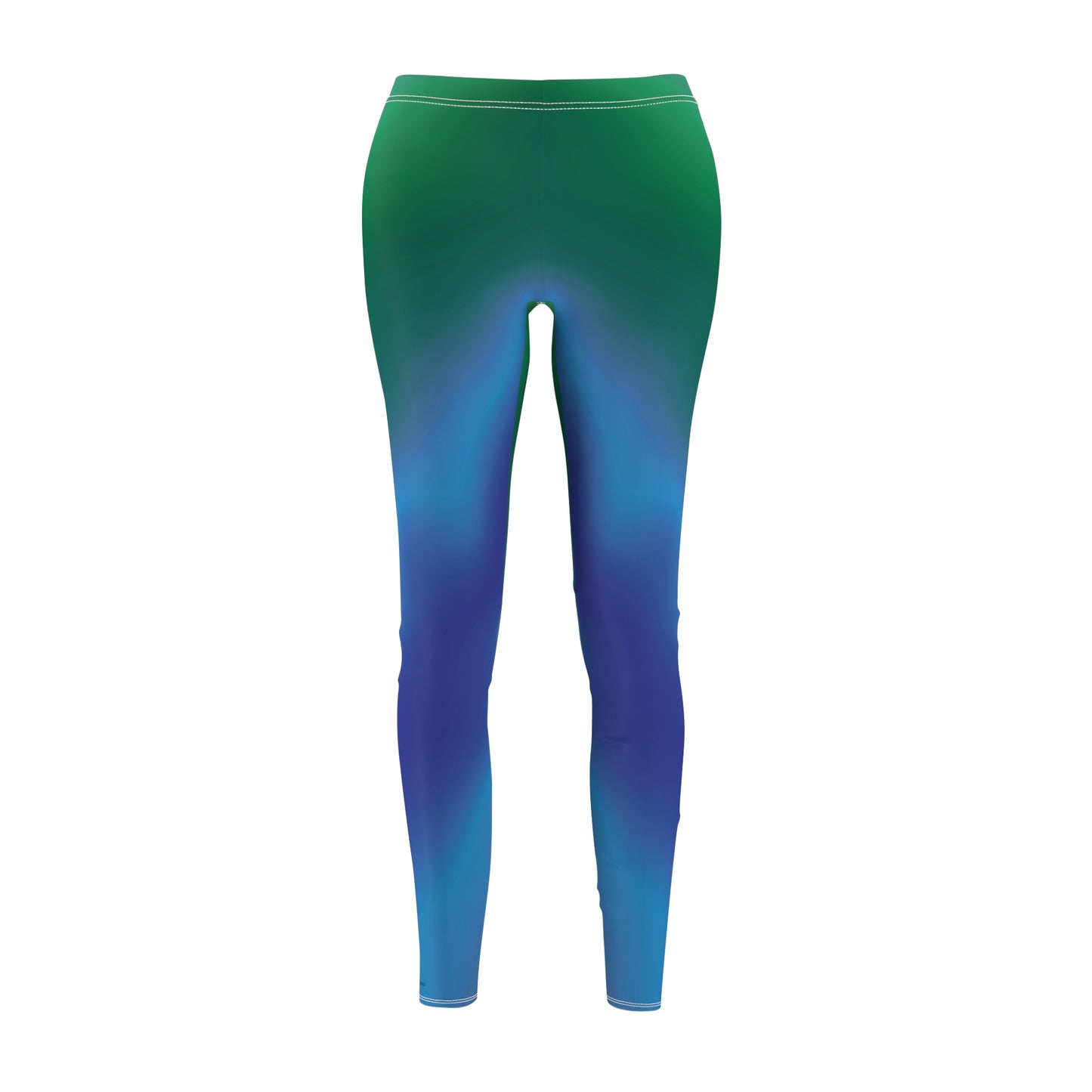 Women's Cut & Sew Casual Leggings "DIAGONAL GRADIENT"