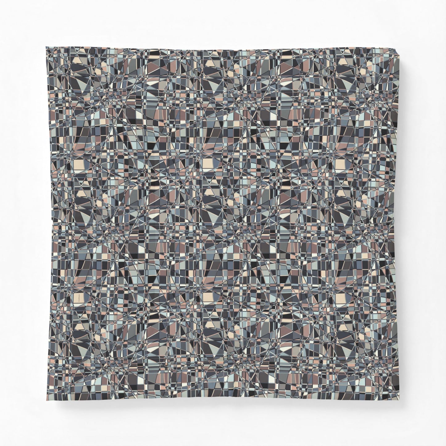 Cotton Comforter "GRIDWRAP" col. Pink Cloud