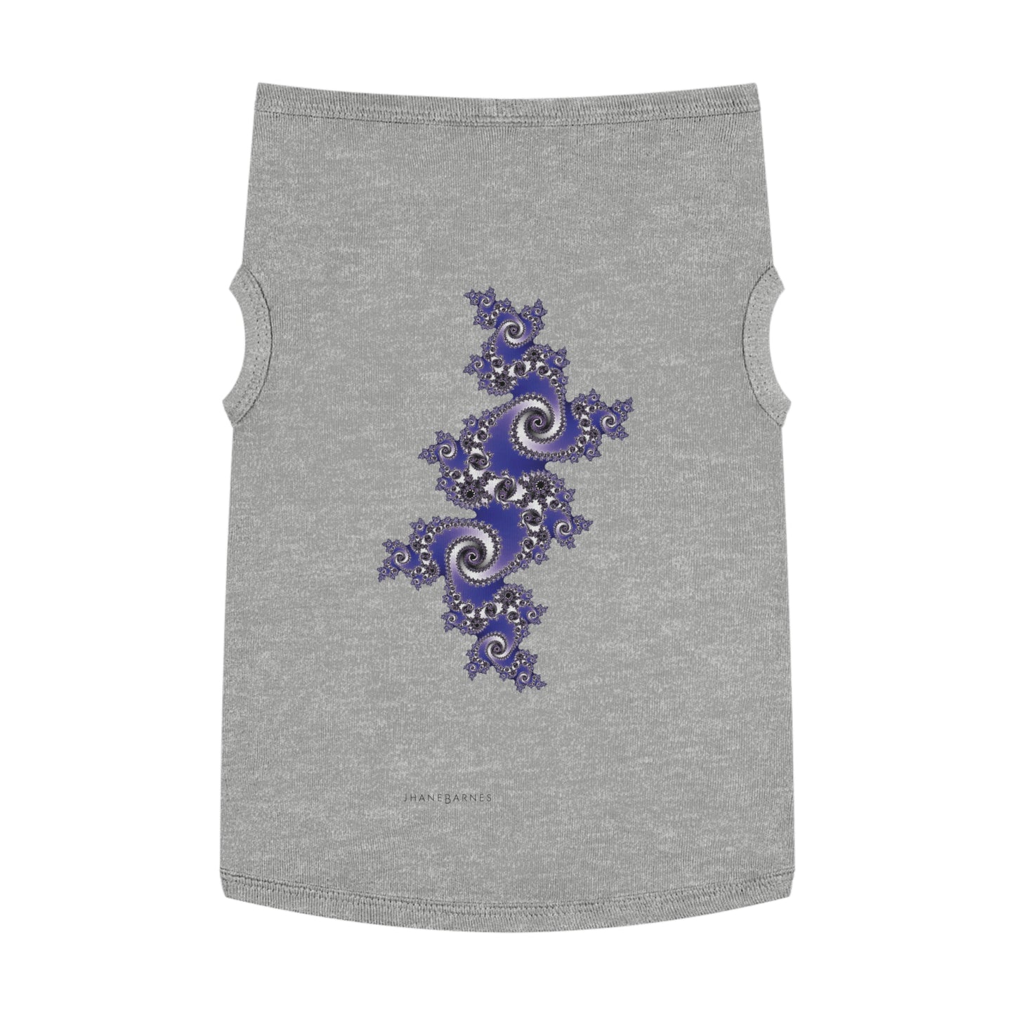 Pet Tank Top "FRACTAL" JB Design in col. Heather