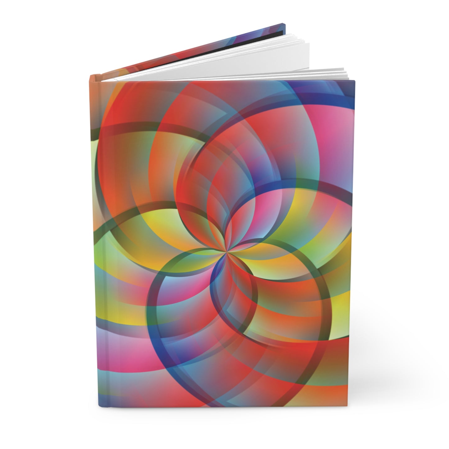 Hardcover Journal Notebook "RAINBOW FLOWER"