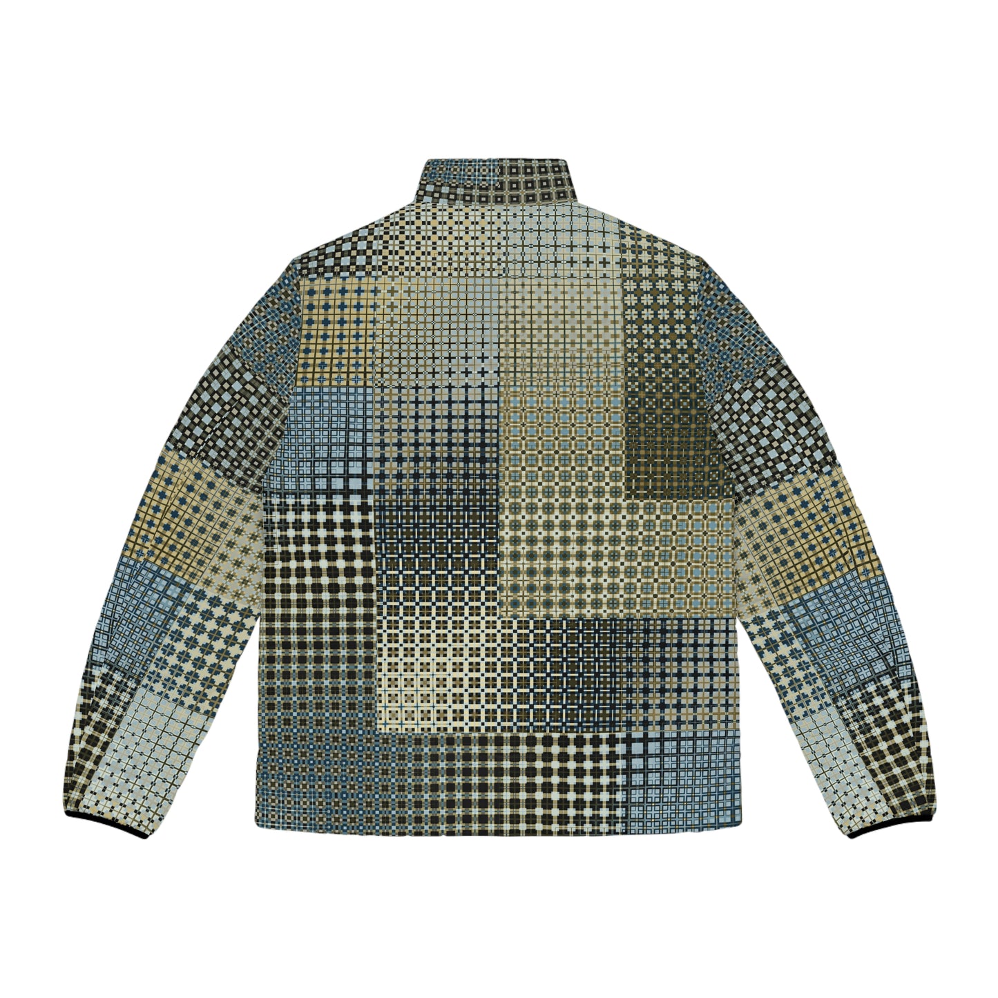 Men's Puffer Jacket "FREQUENCY" col. Celestial, Jhane Barnes custom design