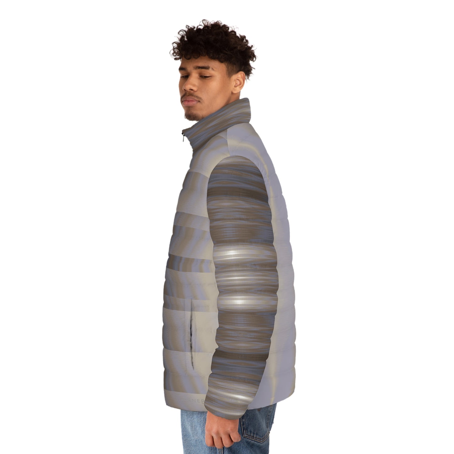 Men's Puffer Jacket "SPACE GEN"   Jhane Barnes custom design