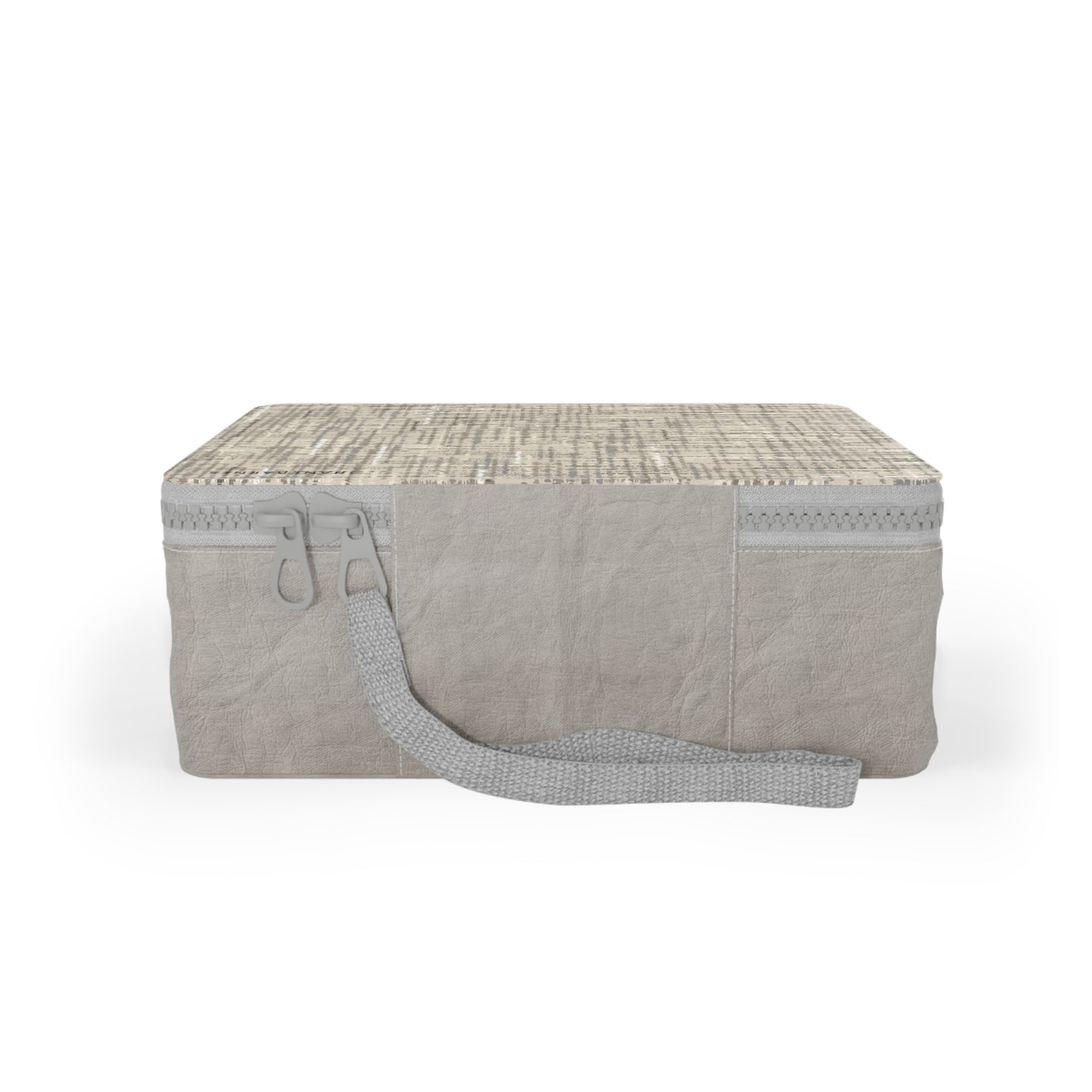 Zip Lunch Box "CROSS HATCH"  col Alpine Thisle