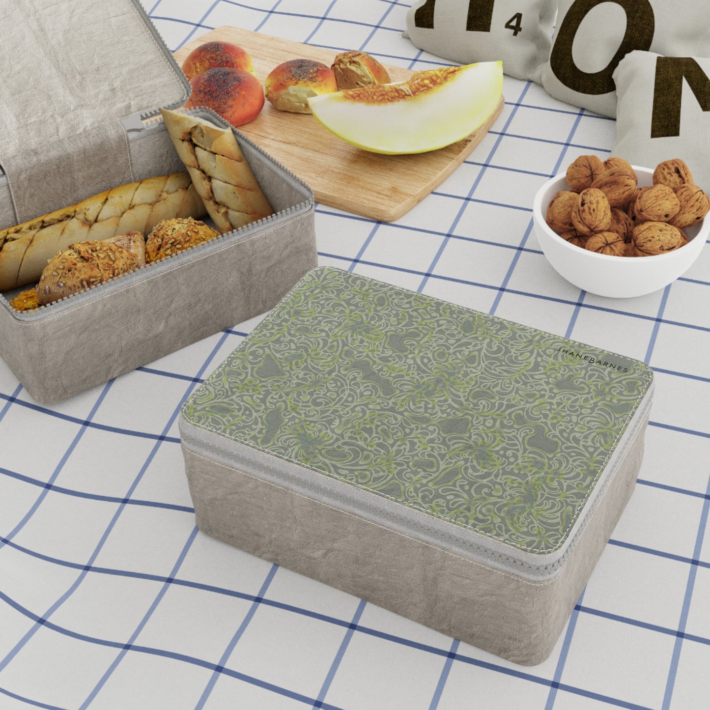 Zip Lunch Box "NEON GLOW" col Lime