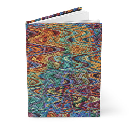 Hardcover Journal Notebook "RAINYDAY WAVE"