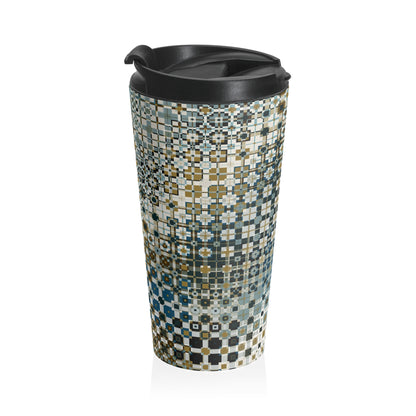 Stainless Steel Travel Mug "BOX STUDY"  Col Mint Chocolate