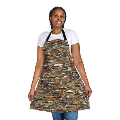 Apron, Jhane Barnes design "THAT'S A WRAP" col. Varicolor