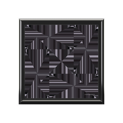 Jewelry Box "ANGLES" col black-Ebony