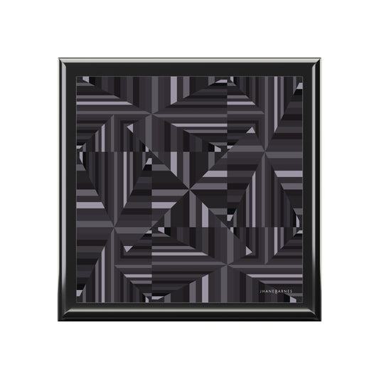 Jewelry Box "ANGLES" col black-Ebony