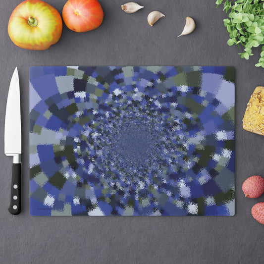 Cutting Board - Serving Board  "SCHATT"  col. Cobalt Blue