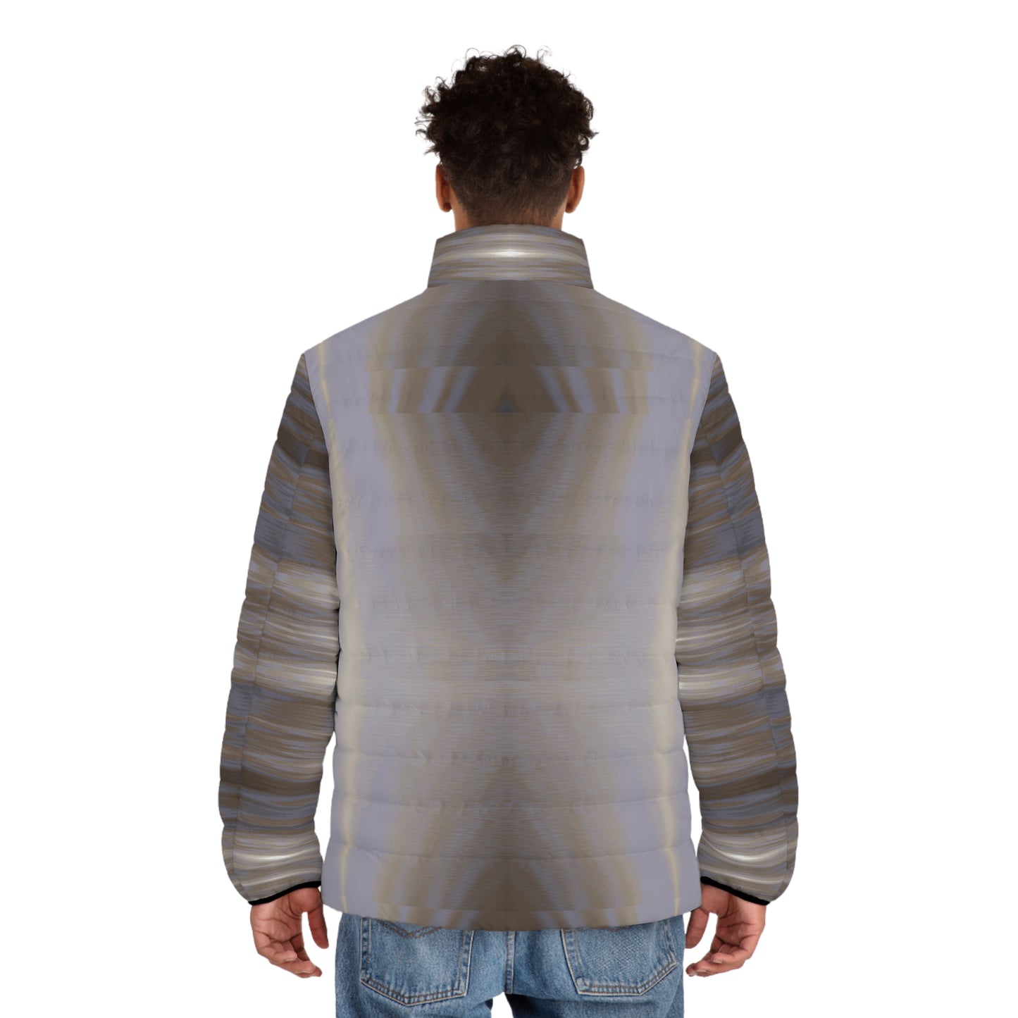 Men's Puffer Jacket "SPACE GEN"   Jhane Barnes custom design