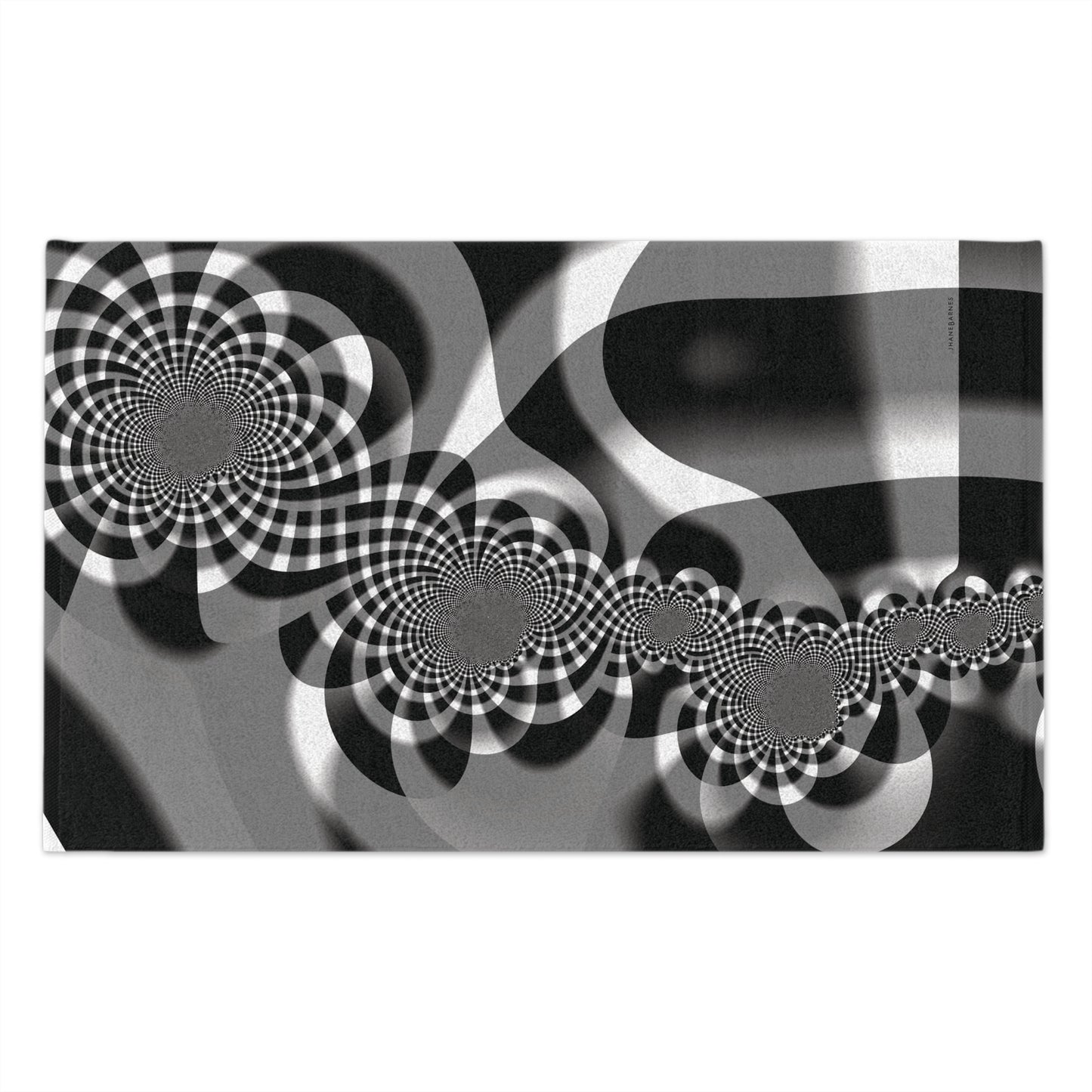 Rally Towel, 11x18 "FLORAL LANDSCAPE" col Shadowplay