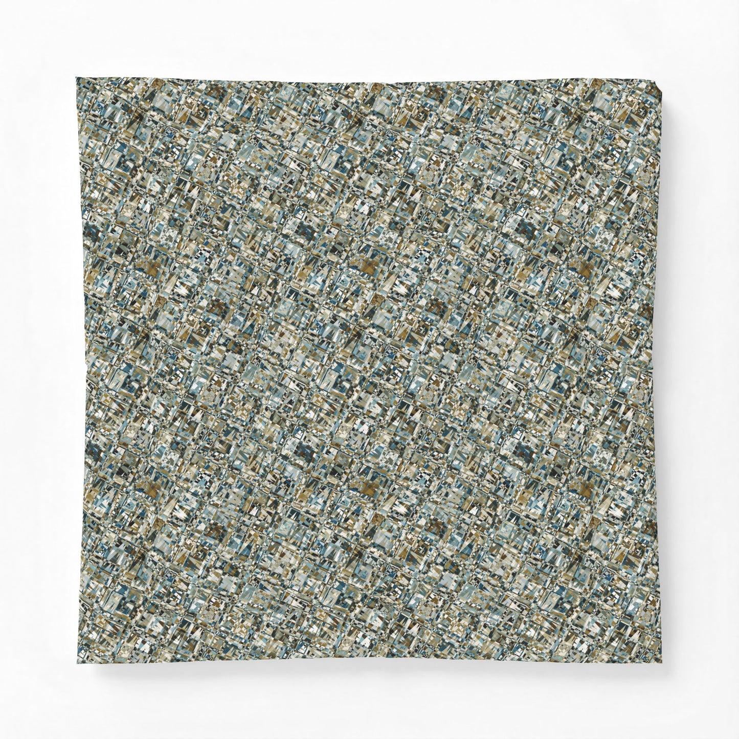Cotton Comforter "MADRAS MAYHEM" col. Mint Chocolate