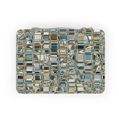 Zip Paper Lunch Bag "GRIDWRAP" col. Mint Chocolate