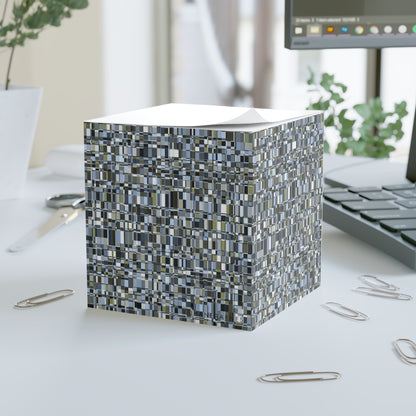Note Cube "MM SQUARES" col. Slate Brigade