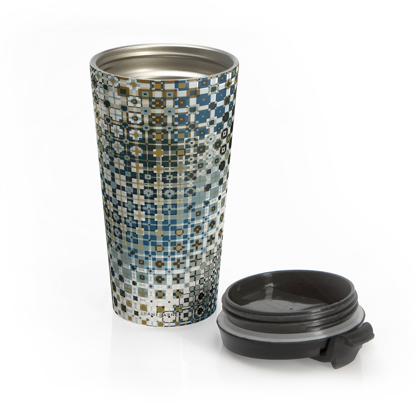Stainless Steel Travel Mug "BOX STUDY"  Col Mint Chocolate