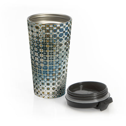 Stainless Steel Travel Mug "BOX STUDY"  Col Mint Chocolate