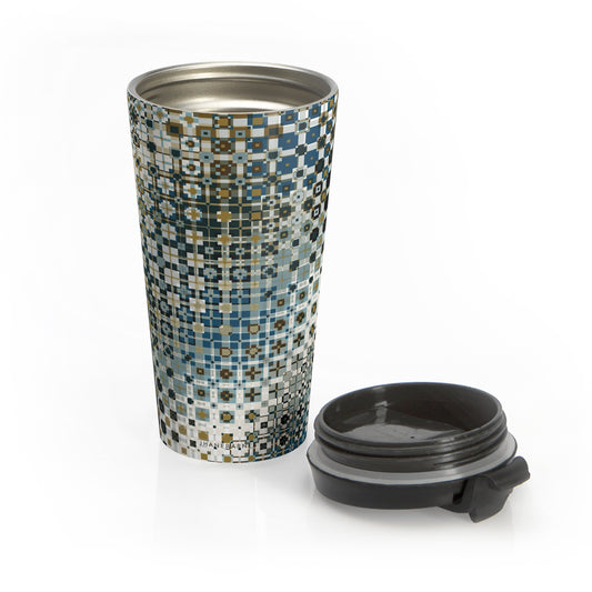 Stainless Steel Travel Mug "BOX STUDY"  Col Mint Chocolate