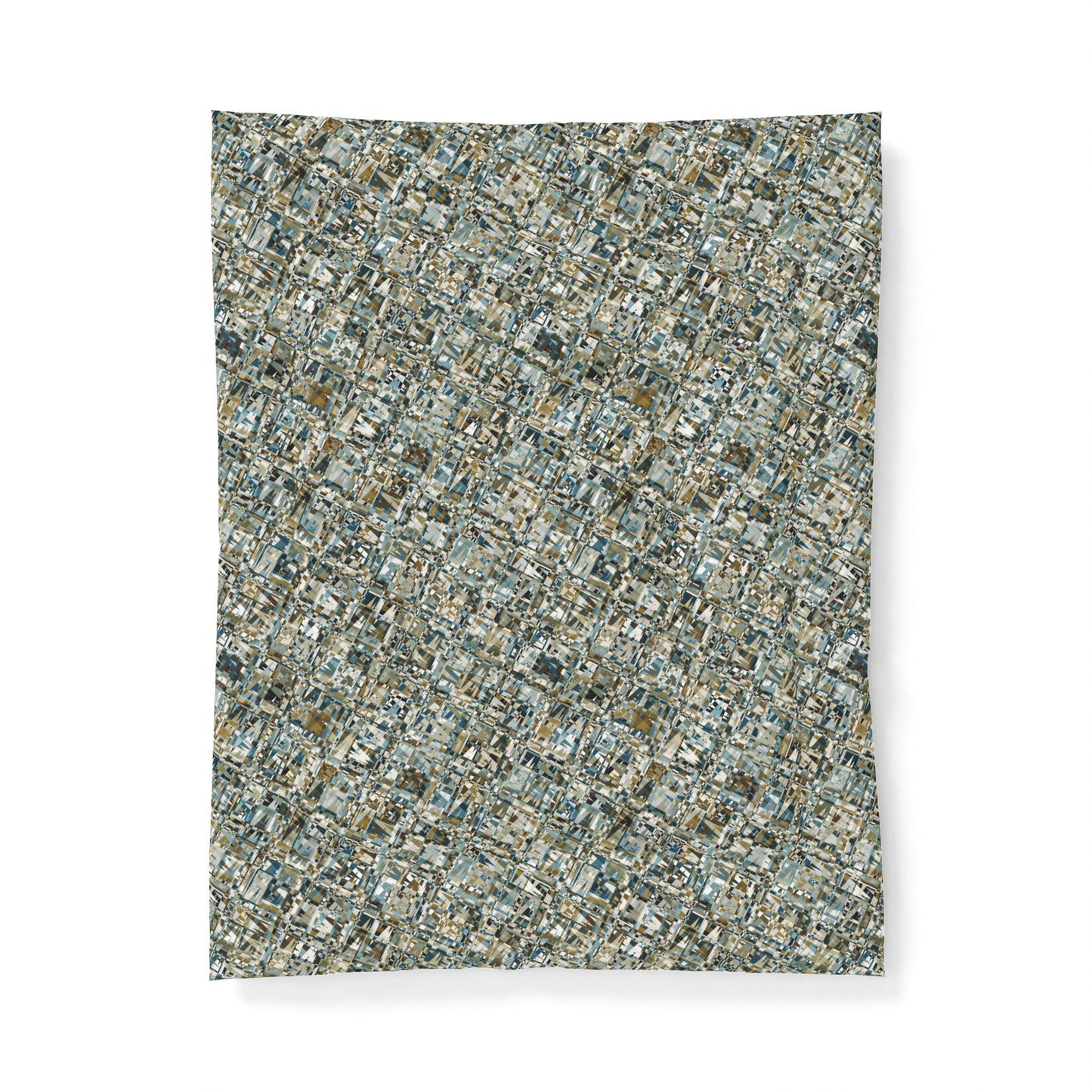 Cotton Comforter "MADRAS MAYHEM" col. Mint Chocolate