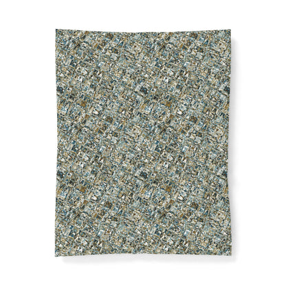 Cotton Comforter "MADRAS MAYHEM" col. Mint Chocolate