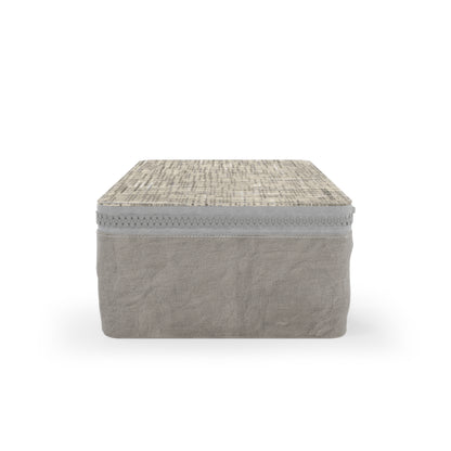 Zip Lunch Box "CROSS HATCH"  col Alpine Thisle
