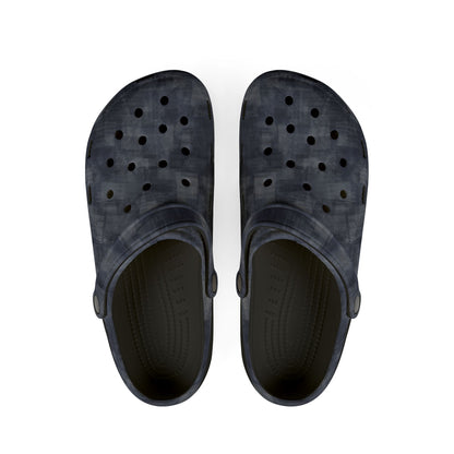 EVA Foam Rubber Shoes, Jhane Barnes design "MOIRE" col. Navy