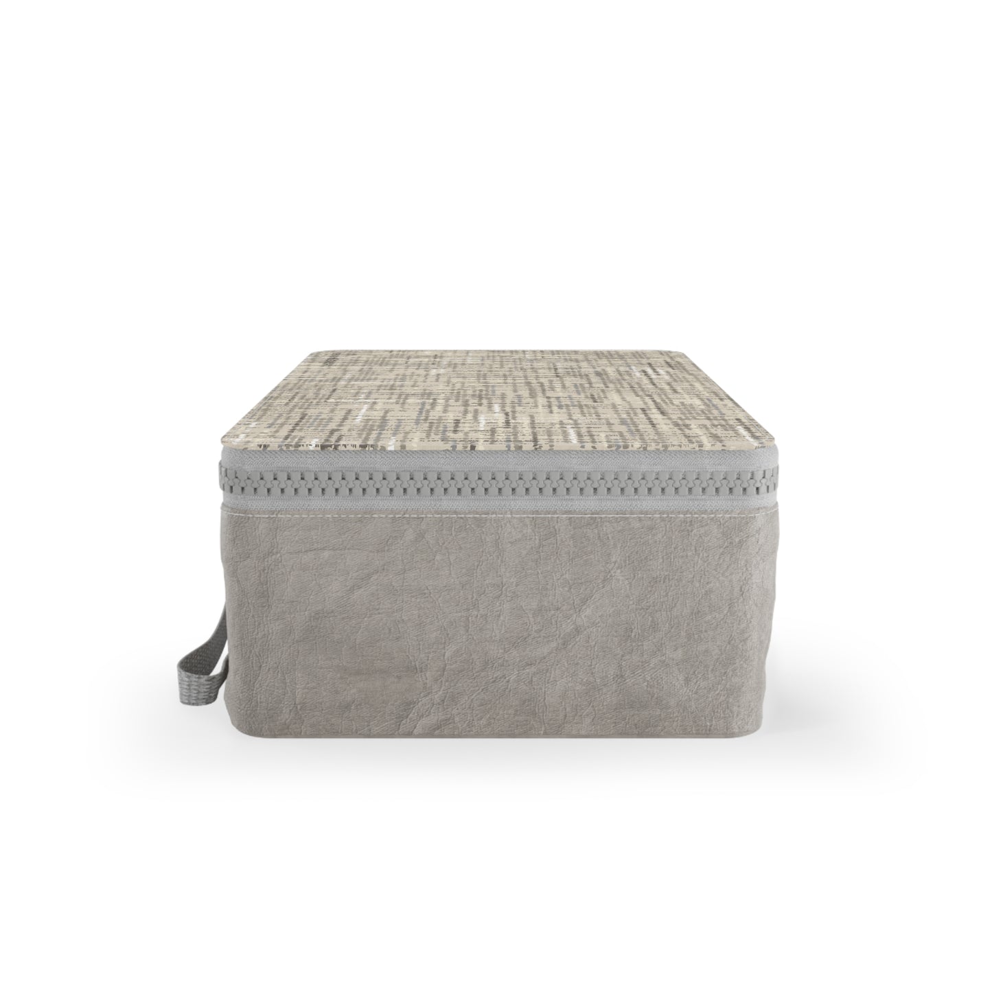 Zip Lunch Box "CROSS HATCH"  col Alpine Thisle
