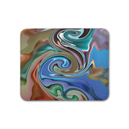 Leather Placemat "CENTRAL SWIRL"