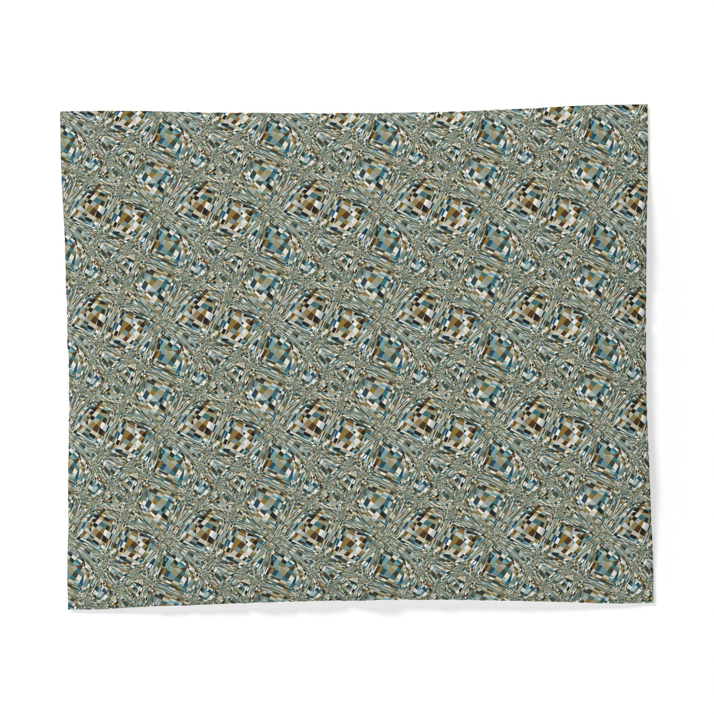 Cotton Duvet Cover "SLICE" col. Mint Chocolate