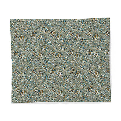 Cotton Duvet Cover "SLICE" col. Mint Chocolate