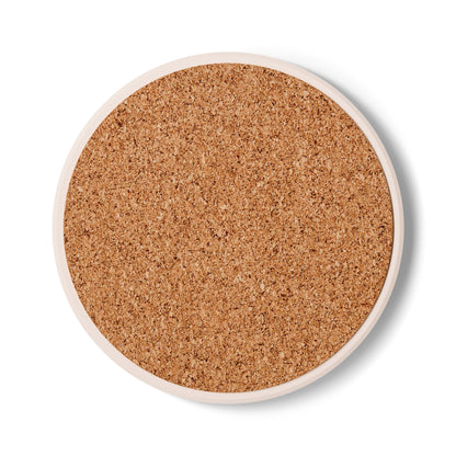 Ceramic Coaster "DIAMOND FLOWER"