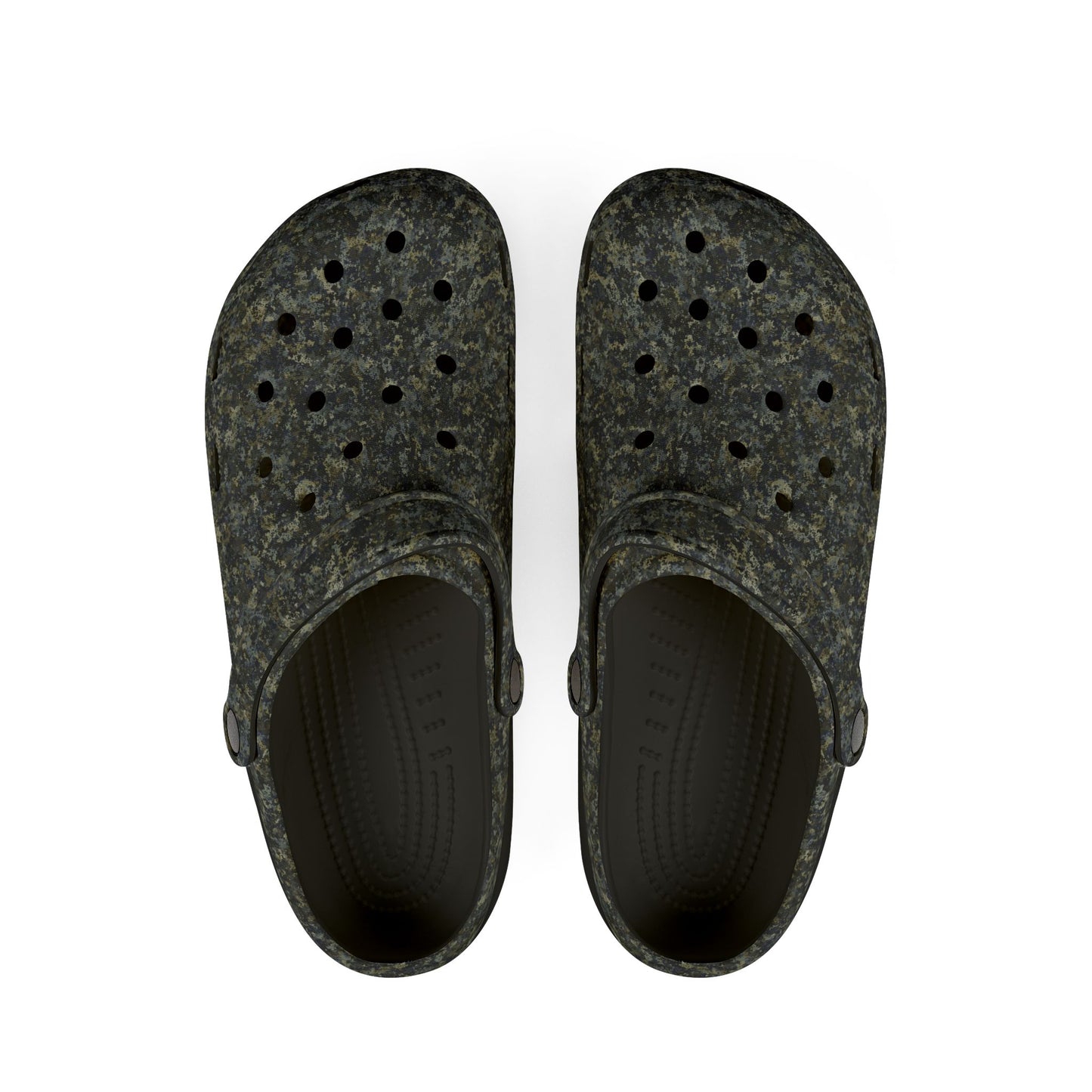 EVA Foam Rubber Shoes, Jhane Barnes design "TEXTURE" col. Camo