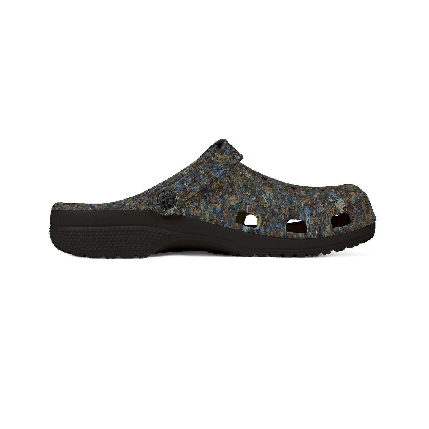 EVA Foam Rubber Shoes, Jhane Barnes design "TEXTURE" col. Multi