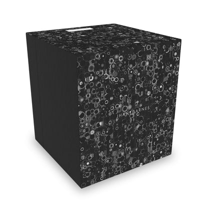 Felt Storage Box "ROUNDABOUT" Blk & Wht (1 box/no furniture)