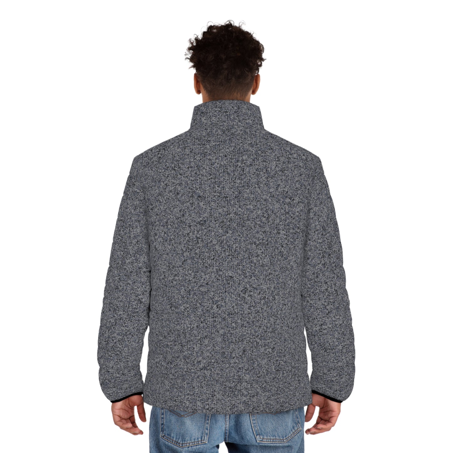 Men's Puffer Jacket "PM SQUARE" Jhane Barnes custom design